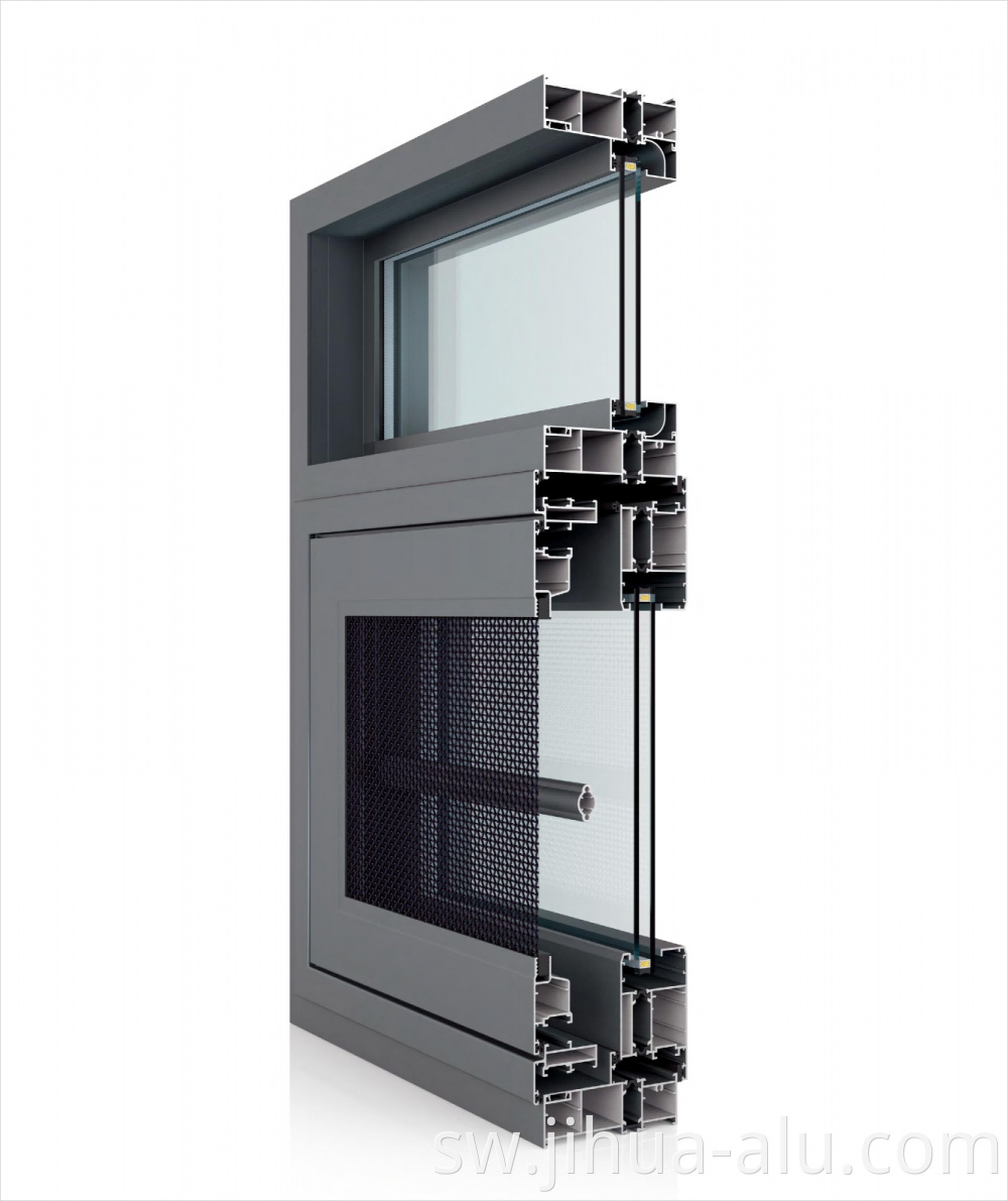 Xmgr108 6063 T5 Aluminum Thermal Barrier Casement Window